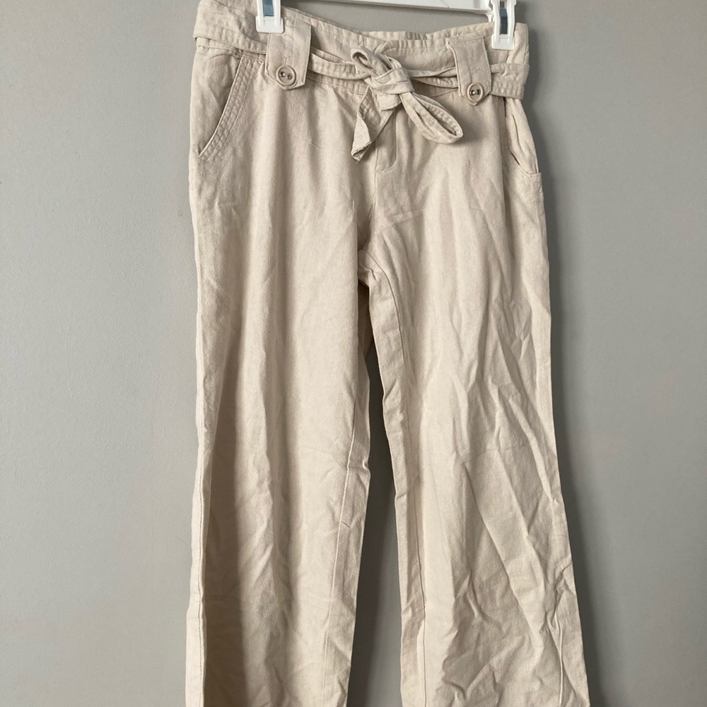 Body central linen pants size s